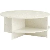 Muuto Halves Table Basse Off-White Terrazzo