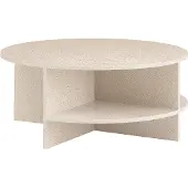 Muuto Halves Table Basse Light Taupe Terrazzo