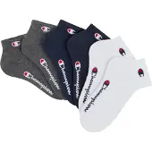 Champion Chaussettes bleu marine / anthracite / rouge vif / blanc