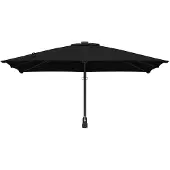 vidaXL Parasol de jardin noir 248,5 x 247,5 x 160 cm
