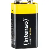 Intenso 7501454, piles jetables, 6LR61, alcalines, 9 V, 4 pièces, 560 mAh