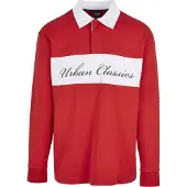 Urban Classics T-Shirt rouge / noir / blanc