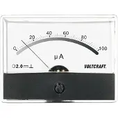 Voltcraft AM-86X65/100µA Appareil de mesure encastrable AM-86X65/100µA/DC 100 µA bobine rotative (AM-86X65/100&micro,A)
