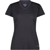 CMP T-shirt avec détails en maille horizontale femme