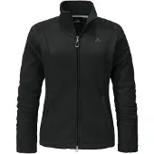 Schöffel Veste en polaire fonctionnelle 'Leona3' noir / blanc