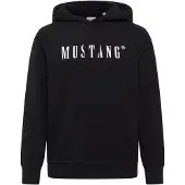 Mustang Sweat-shirt 'Bronson' noir / blanc