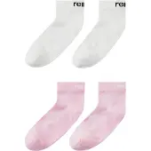 Reima Chaussettes de sport rose / blanc