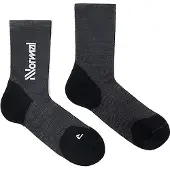 Nnormal Merino Half Long Socks Noir EU 39 1/3-42 2/3