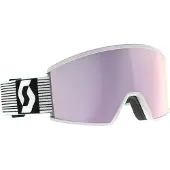 SCOTT - Masque de ski - Ambit White/Mint Green AMP Lavender Chrome S3 en Silicone - Blanc