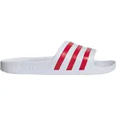 Adidas Mule 'ADILETTE AQUA' rouge foncé / blanc