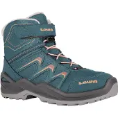 Lowa Boots 'Maddox Warm GTX' pétrole / rose ancienne / noir