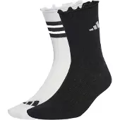 Adidas Chaussettes de sport 'Glow 2 Pack' noir / blanc