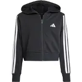 Adidas Essentials Full Zip Sweatshirt Noir 9-10 Years Fille
