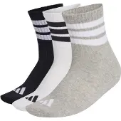 Adidas Chaussettes de sport 'Ess' gris / noir / blanc