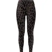 Adidas Optime Power Leopard 7/8 Leggings Marron,Gris L / Regular Femme