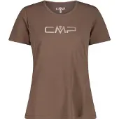 CMP T-shirt à col rond avec logo femme