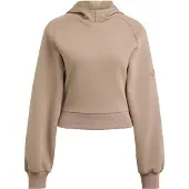 Adidas Soft Lux Hoodie Marron L / Regular Femme