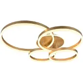 TRIO Plafonnier Drake Or Moderne