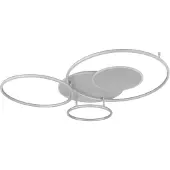 Globo Lampe de plafond gris argenté Johnson Modernité