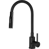 Deante Kitchen faucet with bent spout - 2 types of spray