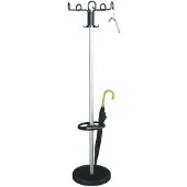Kerkmann Portemanteau Prima 30671015 noir métal 10 crochets 50,0 x 176,0 cm