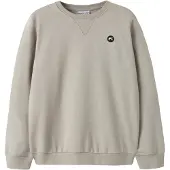 Name it Sweat 'Vimo' beige foncé / noir / blanc