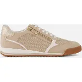 Marco Tozzi Baskets basses noisette / blanc