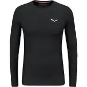 Salewa Cristallo Warm Alpine Merino Responsive Long Sleeve Base Layer Noir L Homme