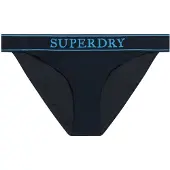Superdry Femme Bas de Bikini Classique Avec Logo Navy Taille: 42