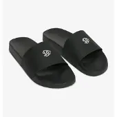 Superdry Claquettes / Tongs noir / blanc