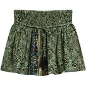 Superdry Femme Mini-jupe à Motif Cachemire Vert Taille: 40