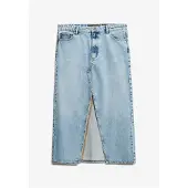 Superdry Femme Jupe Longue Fendue en Jean Bleu Taille: 30