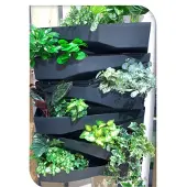 Gardalux Pot de fleurs suspendu en cascade, dimensions : 78 x 19 x 35 cm
