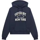 Superdry Sweat-shirt 'Athletic Essential' crème / bleu marine
