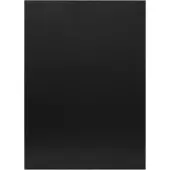 Europel 356214 Tableau noir sans cadre, 600 x 1 100 mm, noir