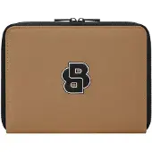BOSS Collegiate-style folder with contrast logo detail