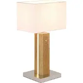 Globo Lighting Lampe de table en bois Forest avec capot