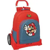 Safta Sac à Dos à Roulettes Evolution Super Mario 20.1l