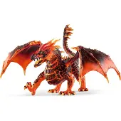 Schleich Eldrador Creatures Lava Dragon Rouge,Noir Enfants