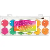 Kolorowe Baloniki Coffret d'aquarelles Chroma Blends Neon - 12 couleurs néon et pinceau