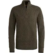 PME Legend Pull Structure Half Zip Beluga Vert