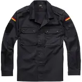 Brandit Chemise jaune / rouge feu / noir