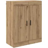 vidaXL Highboard 2 pcs Chêne Artisan 69,5 x 34 x 180 cm Matériau dérivé du bois