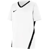 Nike T-shirt de sport pour jeunes, manches courtes, avec pointes, couleur blanche, pour garçons de 8 à 10 ans, couleur blanche, pour garçons de 8 à 10 ans
