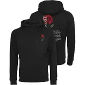 Mister tee Wild Rose Hoodie Noir S Homme