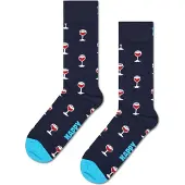 Happy socks Chaussettes 'Wine' bleu nuit / azur / rouge / blanc