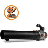FUXTEC Souffleur de feuilles sans fil FX-E1LB20 - 20V | 2,4Kg |137km/h vitesse de soufflage | faible volume 96db(A) | sans batterie | sans chargeur