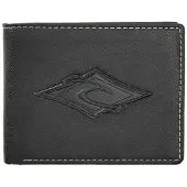 Rip Curl Patched Diamond Pu All Day Wallet Noir Homme