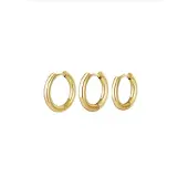 Cala Rose Boucles d'oreilles 'BASIC SET' or