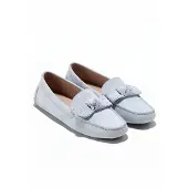 Cole Haan Mocassin 'BELLPORT BOW DRIVER' bleu clair